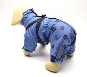 *TAMPERE *Hunde Winteranzug mit Geschirr kurze Beine RESTPOSTEN