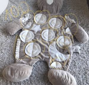 TEDDY Schnüffelteppich mit Bögen für Hunde,Katzen,Welpen