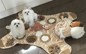 TIGER Schnüffelteppich Spielteppich für Hunde,Katzen,Welpen
