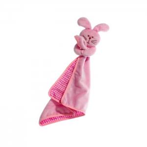 Hunde Welpenspielzeug mit Schmusedecke BUNNY ROSA