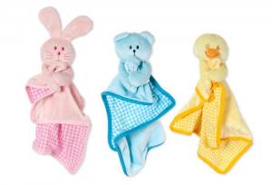 Hunde Welpenspielzeug mit Schmusedecke BUNNY ROSA