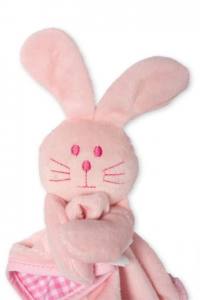 Hunde Welpenspielzeug mit Schmusedecke BUNNY ROSA