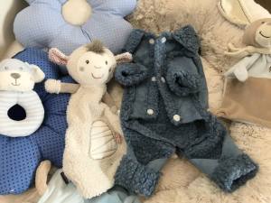 Hunde Winteranzug ,Jogginganzug „MY BLUE BABYDOG”