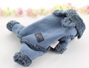 Hunde Winteranzug ,Jogginganzug „MY BLUE BABYDOG”