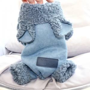 Hunde Winteranzug ,Jogginganzug „MY BLUE BABYDOG”