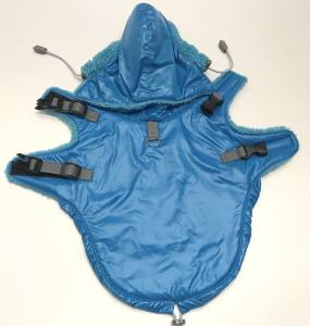 Winterjacke für Hunde EMILIA türkisblau
