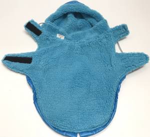 Winterjacke für Hunde EMILIA türkisblau