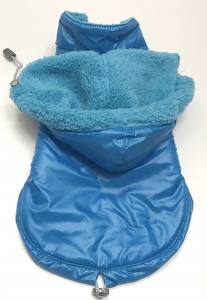 Winterjacke für Hunde EMILIA türkisblau
