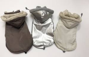 Winterjacke für Hunde LIAM in Silber