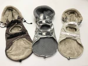 Winterjacke für Hunde LIAM in Silber