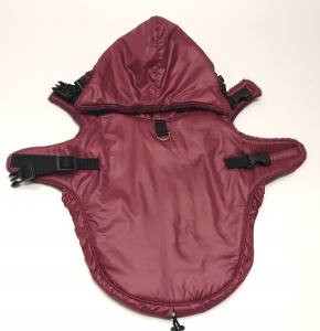Winterjacke für Hunde LINA weinrot