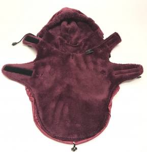 Winterjacke für Hunde LINA weinrot