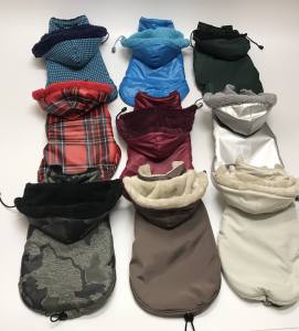 Winterjacke für Hunde EMILIA türkisblau