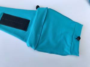 Wundschutz LANG für hinterbeine ,SKYBLUE für HUNDE