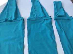 Wundschutz LANG für hinterbeine ,SKYBLUE für HUNDE