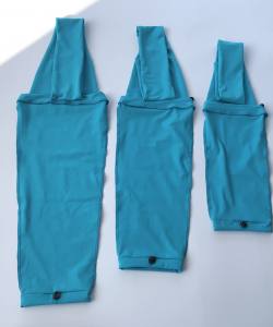 Wundschutz LANG für hinterbeine ,SKYBLUE für HUNDE
