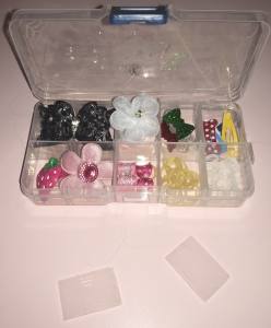 Hunde ZopfgummiBox,Aufbewahrung Box MINI BOX Ohne INHALT.