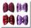 Hundeschleifen Set auf Gummi``PURPLE DREAM``