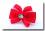 Hunde Schleife `RED MINI Strass