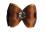 Hunde Schleife Exclusive`BIG BROWN STRASS
