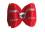 Hunde Schleife Exclusive BIG RED STRASS