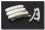 Hunde Plastik-Spangen Set * WHITE *