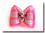 Hunde Schleife PINK SILVER
