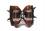 Hunde Schleife ELEGANCE BROWN SILVER