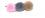 Hunde Spange KUGEL PINK - GREY -BEIGE