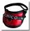 Softgeschirr mit Hundename RED