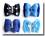 Hundeschleifen Set auf Gummi``BLUE DREAM``