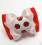 Schleife  FUSSBALL RED-WHITE