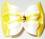 Hunde Schleife Exclusive Yellow Pearl