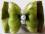Hunde Schleife Exclusive GREEN PEARL