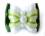 Hunde Schleife Exclusive GREEN-WHITE