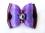 Hunde Schleife Exclusive LILA DARK-PEARL