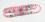 De Luxe Vorführleine,Ausstellungsleine 4mm mit Karabinerhaken Pink