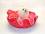 Hundebett FLOWER  Limited Edition PINK-RED Gr.1