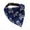 Halstuch/Halsband 2 in 1 DARK BLUE SKULL bis Gr.5