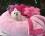 Hundebett DOGSZONE DONUT ROSA kuschelig HANDMADE