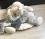 Hundebett SHEEP GREY inkl.Decke,Kissen ,Herz Spielzeug