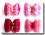 Hundeschleifen Set auf Gummi``PINK DREAM``