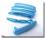 Hunde Plastik-Spangen Set * BLUE *