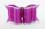 HundeSchleife BIG PURPLE SILVER