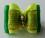 Hunde Schleife Exclusive BIG GREEN DOTS