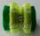 Hunde Schleife Exclusive BIG GREEN  STRASS 1