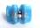Hunde Schleife Exclusive BLUE BIG SILVER PEARL