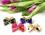 Hunde Schleife FLOWER LOVE Farben Wahl Handmade