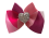 Hunde Schleife ,Spange SILVER HEART ROSE