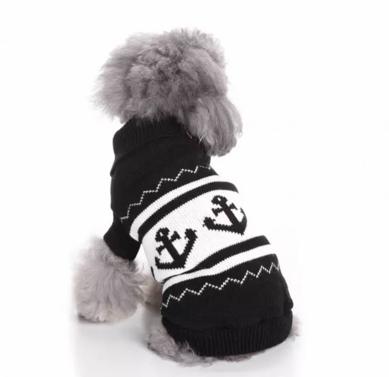 Dem Somatisk celle Krydret Hundepullover ,Strickpullover für Hunde ANKER